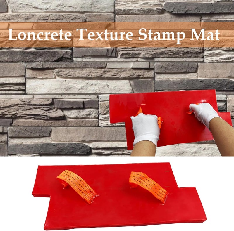 Drphiru Concrete Stamps Cement Imprint Texture Concrete Stamp Molds Decorative Granite Mat Slate Seamless Texture Stamp for Wall Floor Courtyard Park Path - Image 4